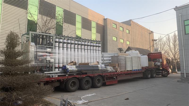 【川一股份】50T/H反渗透+2x50T/H超滤设备发往山西朔州