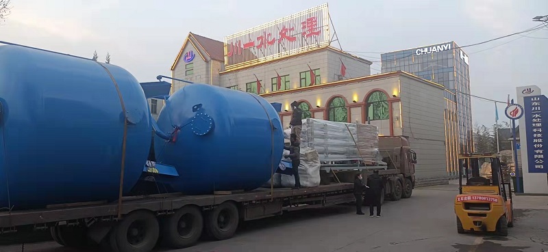 【川一股份】60T/H单级反渗透设备装车发往日照莒县