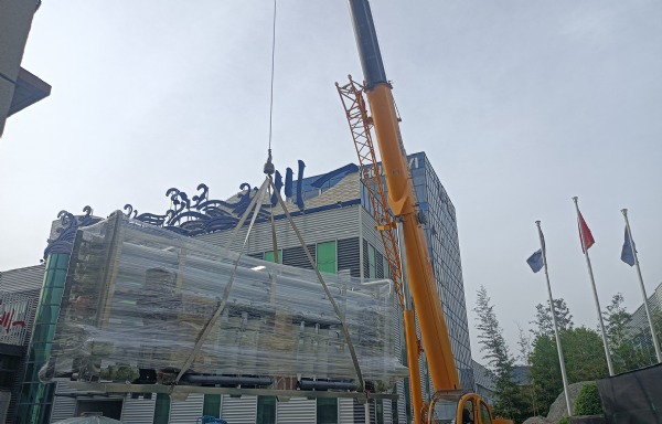 【川一股份】60T/H单级反渗透设备装车发往甘肃张掖市