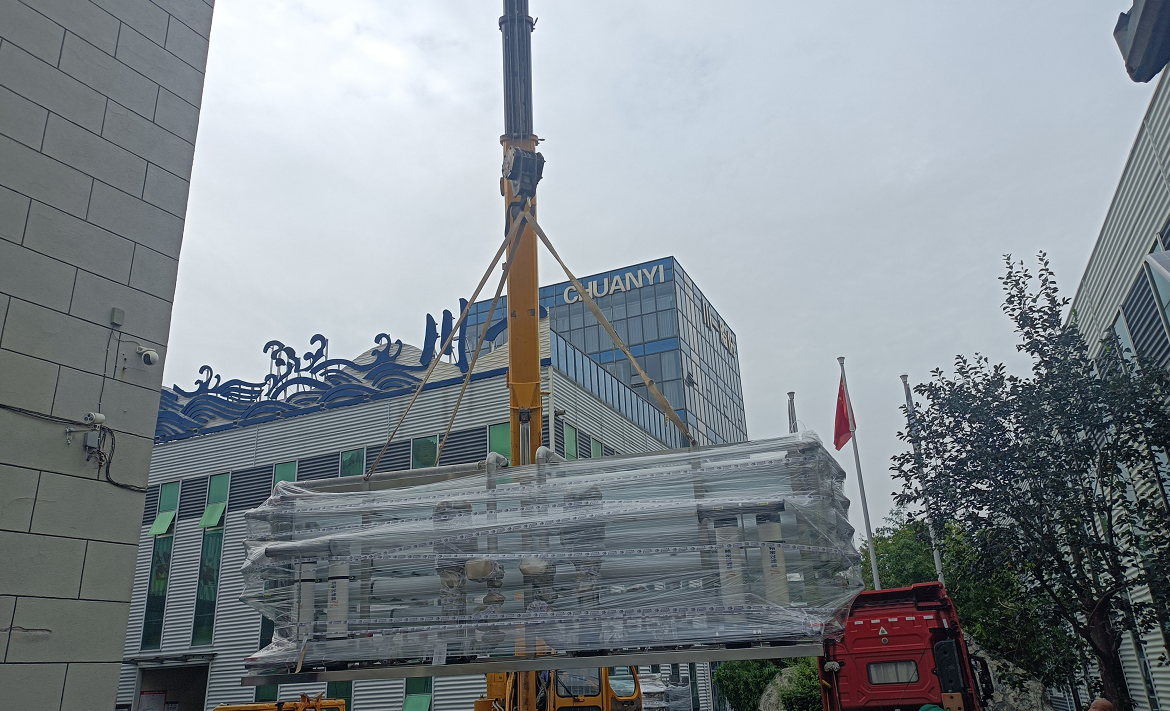 【川一股份】70T双级反渗透设备+EDI超纯水设备发往江苏连云港