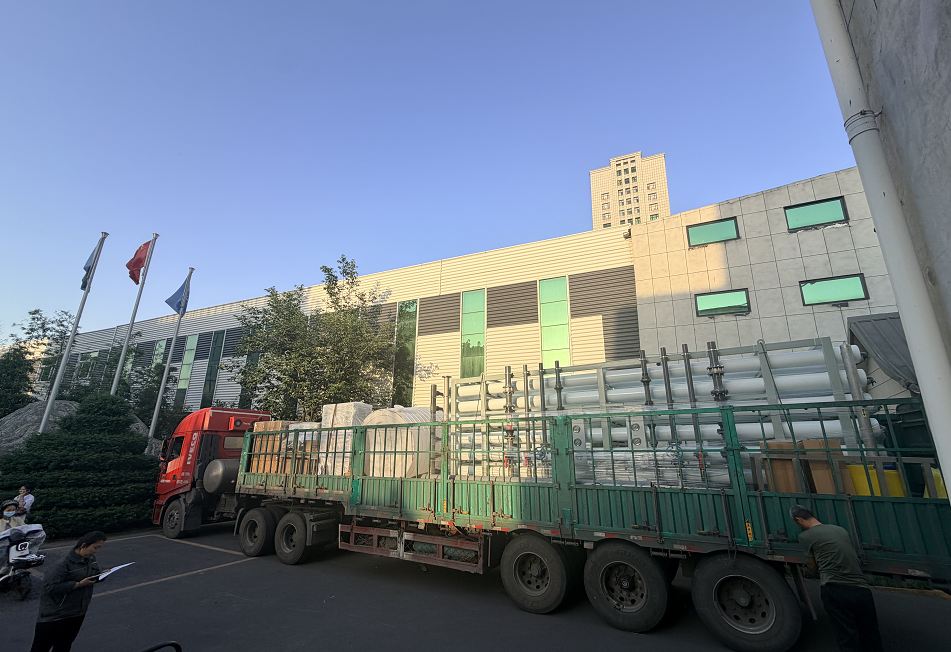 【川一股份】2x40T单级反渗透设备装车发往宁夏银川市