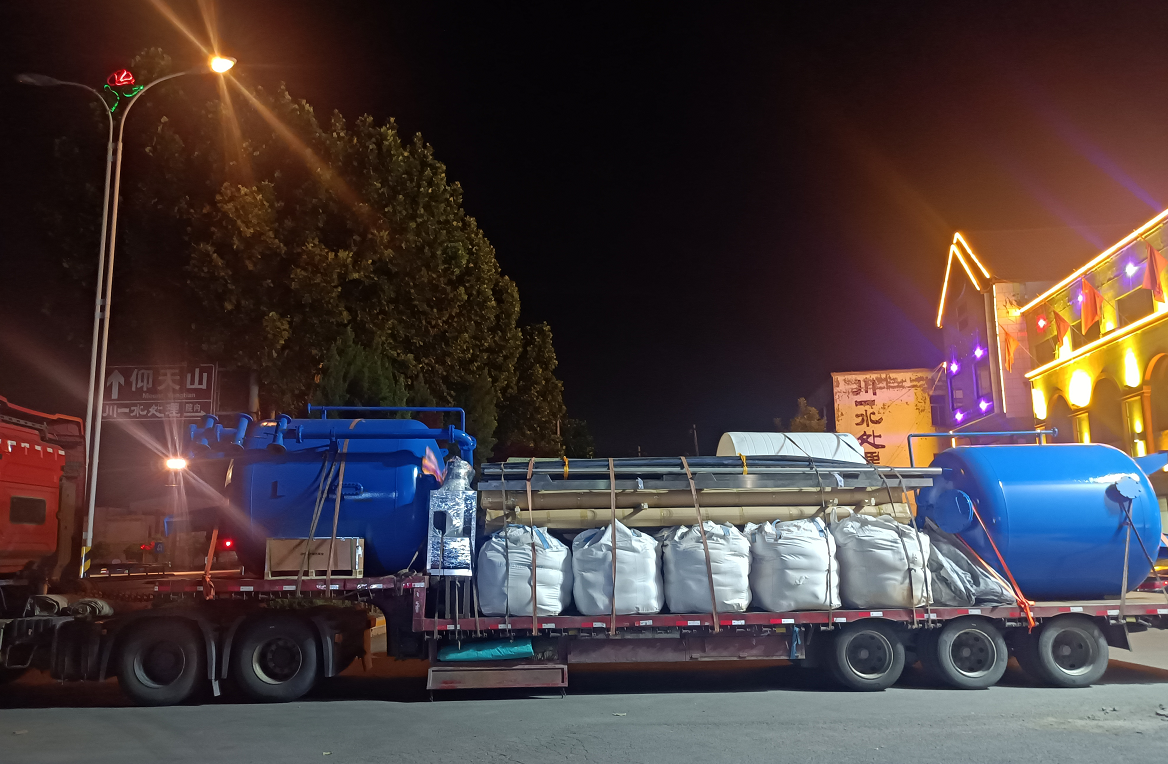 【川一股份】30T/H反渗透设备装车发往德州禹城市