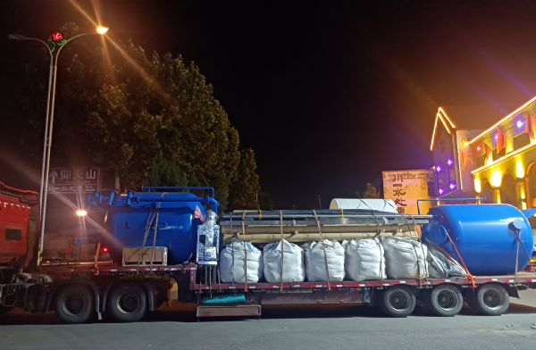 【川一股份】30T/H反渗透设备装车发往德州禹城市