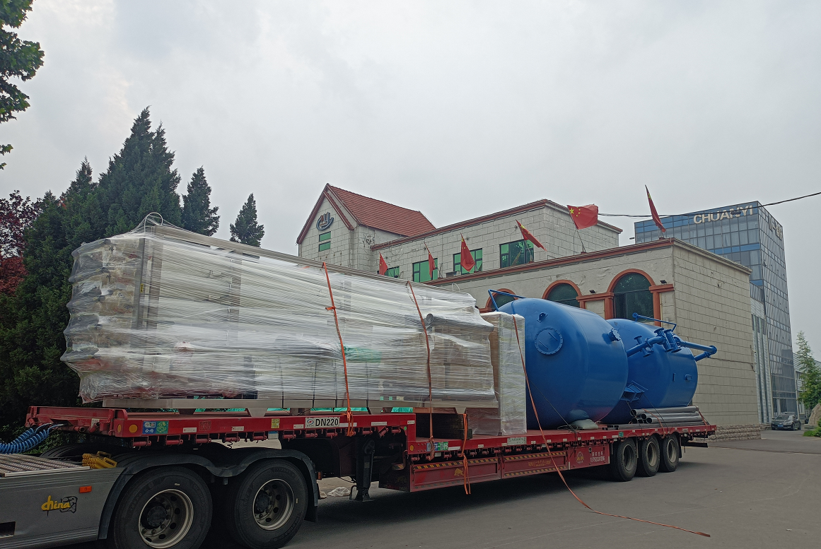 【川一股份】60T/H反渗透设备装车发往云南大理市