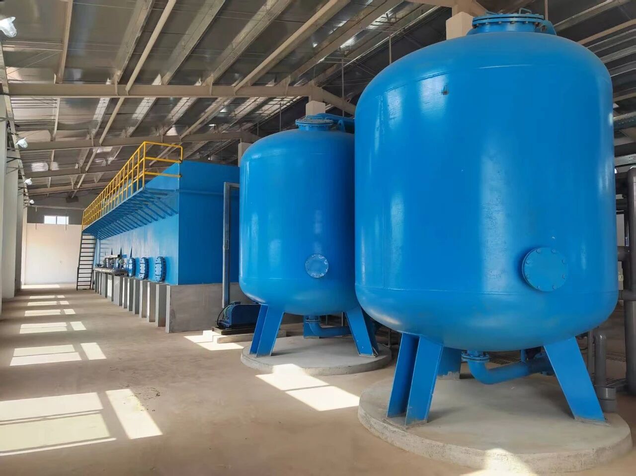 【川一股份】几内亚6000T/D一体化净水设备安装调试完成